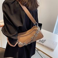 Fashion Pu Women's Chain Large Capacity New Portable Shoulder Messenger Bag 23.5*11*7.5cm main image 4