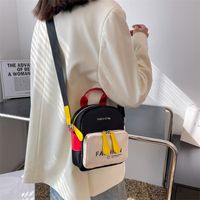 Women's New Fashion Hand-held One-shoulder Hit Color Messenger Bag17*19.5*9.5cm main image 3