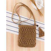 Women's Small Straw Square Bag main image 1