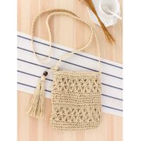 Women's Small Straw Square Bag main image 3