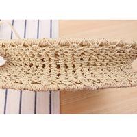 New Round Hollow One-shoulder Woven Straw Woven Round Women's Bag32*7.5cm main image 6