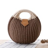 Sac De Paille Moyen Pour Femmes main image 4