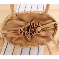 New Handmade Straw Woven Beach Woven Women's Casual Handbag19*12*18cm main image 6