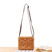 New Messenger Straw Hand-woven Holiday Beach Leisure Bag20*15*10cm main image 2