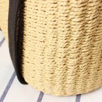 Simple Straw Beach Hand-woven Commuter Bag12*27*20cm main image 5