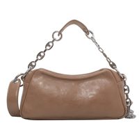Fashion Pu Women's Chain Large Capacity New Portable Shoulder Messenger Bag 23.5*11*7.5cm sku image 2