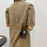 Acrylic Candy-colored Box New Women's Fashion Chain Shoulder Messenger Bag6*9*6cm sku image 3