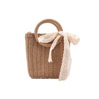 Straw Woven Fashion Spring And Summer New Shoulder Messenger Bags20*19*8cm sku image 1