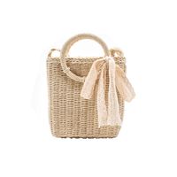 Straw Woven Fashion Spring And Summer New Shoulder Messenger Bags20*19*8cm sku image 2