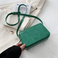 Women's Spring And Summer Messenger Simple Small Square Bag19.5*13*7cm sku image 2