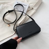 Women's Spring And Summer Messenger Simple Small Square Bag19.5*13*7cm sku image 3