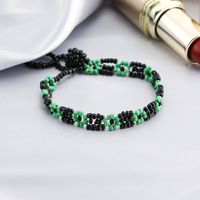 Fashion Jewelry Color Ethnic Mixed Color Flower Bead Bracelet Wholesale sku image 3