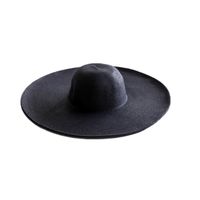 Fashion Casual Big Brim Sunshade Hat Beach Hat Foldable Straw Hat main image 6