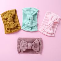 Children's Hair Accessories New Knitted Fabric Wide Baby Headbands main image 3