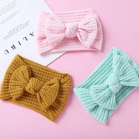 Children's Hair Accessories New Knitted Fabric Wide Baby Headbands main image 4