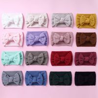 Children's Hair Accessories New Knitted Fabric Wide Baby Headbands main image 5