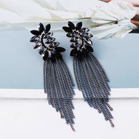 Vintage New Tassel Fashion Long Ethnic Tassel Drop Earrings Wholesale main image 5