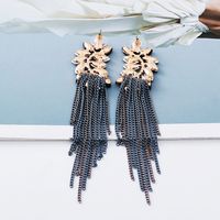 Vintage New Tassel Fashion Long Ethnic Tassel Drop Earrings Wholesale main image 6