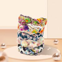 New Sequin Embroidery Headbands Fashion Wide Knotted Headbands main image 4