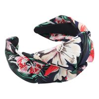 New Knotted Headband Fashion Printing Pastoral Style Headband Wholesale main image 6