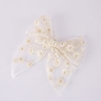 Fashion Embroidery Printing Children's Bow Cute Swallowtail Knotted Hairpin main image 3