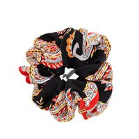 New Fabric Hair Scrunchies Fashion Tie Printing Accessories Wholesale main image 6