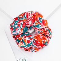 Fashion Printing Hair Ring Flower Contrast Color Hair Accessories main image 4