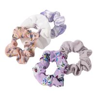 Fashion Hair Rope Cute Printing Solid Color  Stripe Hair Accessories Set main image 6