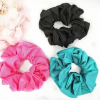 Fashion Simple Double Layer Hair Ring Solid Color Simple Hair Ring main image 1