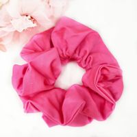 Fashion Simple Double Layer Hair Ring Solid Color Simple Hair Ring main image 5