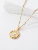 Fashion Copper Plated 18k Gold Letters Y Double-sided Necklace Wholesale main image 1