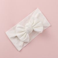 Knitted Sunken Stripe Hair Band Solid Color Bow Knot Stretch Sunken Stripe Knitted Fabric Sewing Hair Band 1 Piece sku image 23
