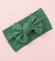 Knitted Sunken Stripe Hair Band Solid Color Bow Knot Stretch Sunken Stripe Knitted Fabric Sewing Hair Band 1 Piece sku image 15