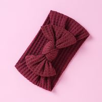 Children's Hair Accessories New Knitted Fabric Wide Baby Headbands sku image 4