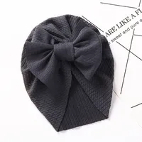 Nuevo Gorro De Bebé Con Lazo De Doble Capa Para Niños De Otoño E Invierno sku image 2