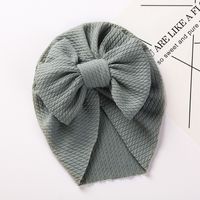 New Autumn And Winter Pit Strip Children's Hat Double-layer Bow Baby Cap sku image 4