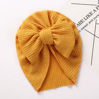 New Autumn And Winter Pit Strip Children's Hat Double-layer Bow Baby Cap sku image 6