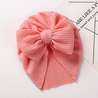 New Autumn And Winter Pit Strip Children's Hat Double-layer Bow Baby Cap sku image 8