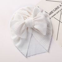 New Autumn And Winter Pit Strip Children's Hat Double-layer Bow Baby Cap sku image 10