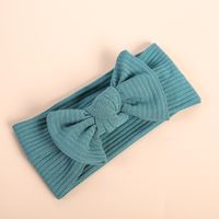 New Children's Headband Baby Knitted Elastic Seamless Bow Hairband sku image 13