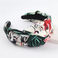New Knotted Headband Fashion Printing Pastoral Style Headband Wholesale sku image 3