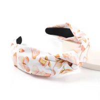 Fashion Wide-brimmed Knotted Printed Fabric Hair Accessories sku image 1