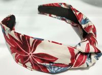 Fashion Wide-brimmed Knotted Printed Fabric Hair Accessories sku image 4