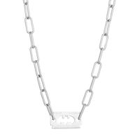 Simple Blade Shaped Stainless Steel Fashion Chain Sweater Chain Wholesale sku image 1