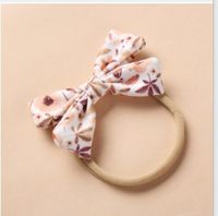 Mode Bogen Floral Nylon Weiche Säugling Baby Stirnband Großhandel sku image 3