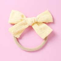 Baby Headwear Soft Nylon Jacquard Bow Polka Dot Kids Hair Accessories sku image 3