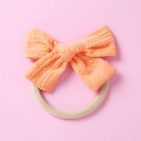Baby Headwear Soft Nylon Jacquard Bow Polka Dot Kids Hair Accessories sku image 4