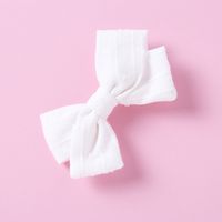 17 Color Bump Slub Jacquard Cotton Baby Girl Cute Folded Edge Clip sku image 2