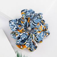 Fashion Printing Hair Ring Flower Contrast Color Hair Accessories sku image 2