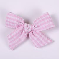 Creative Bb Clip Headgear Plaid Bow Baby Children's Hairpin main image 5